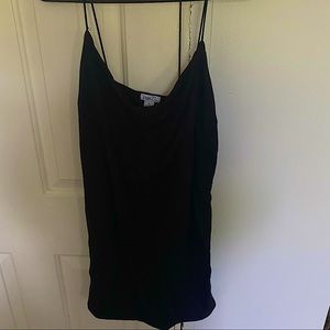 Rue21 Polyester Black Tank Strap Mini Dress